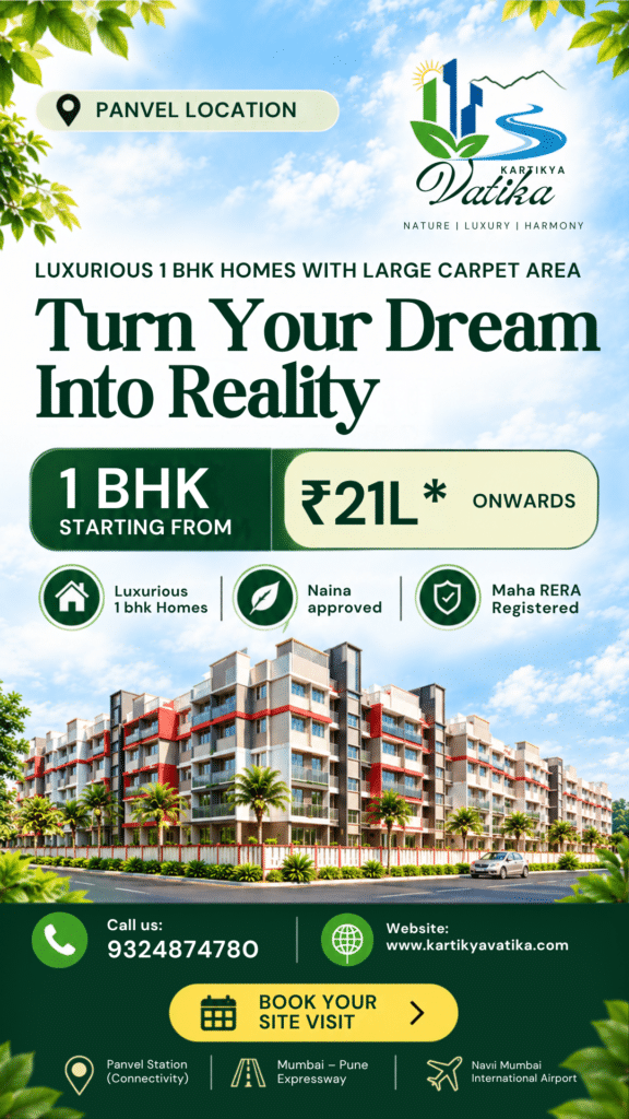 1 bhk in panvel for sales